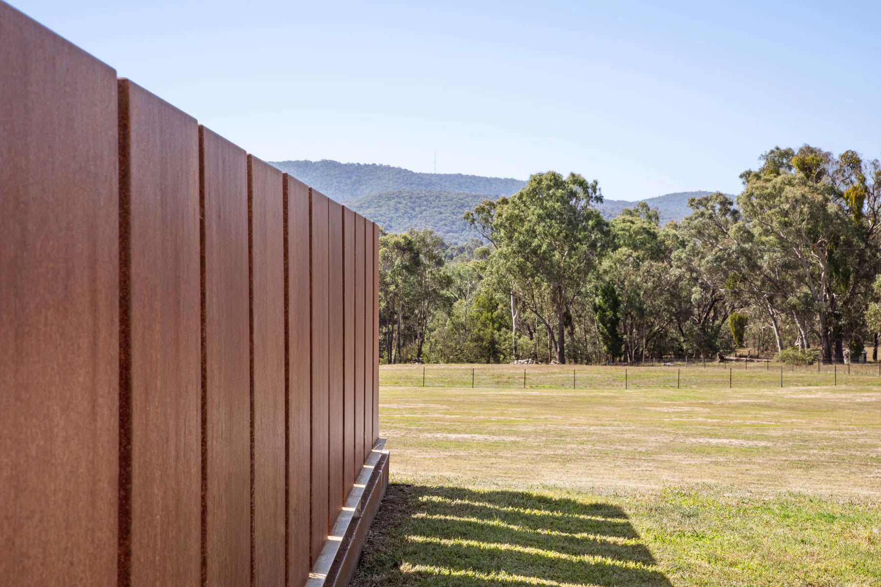 "Corten" Panel Fencing